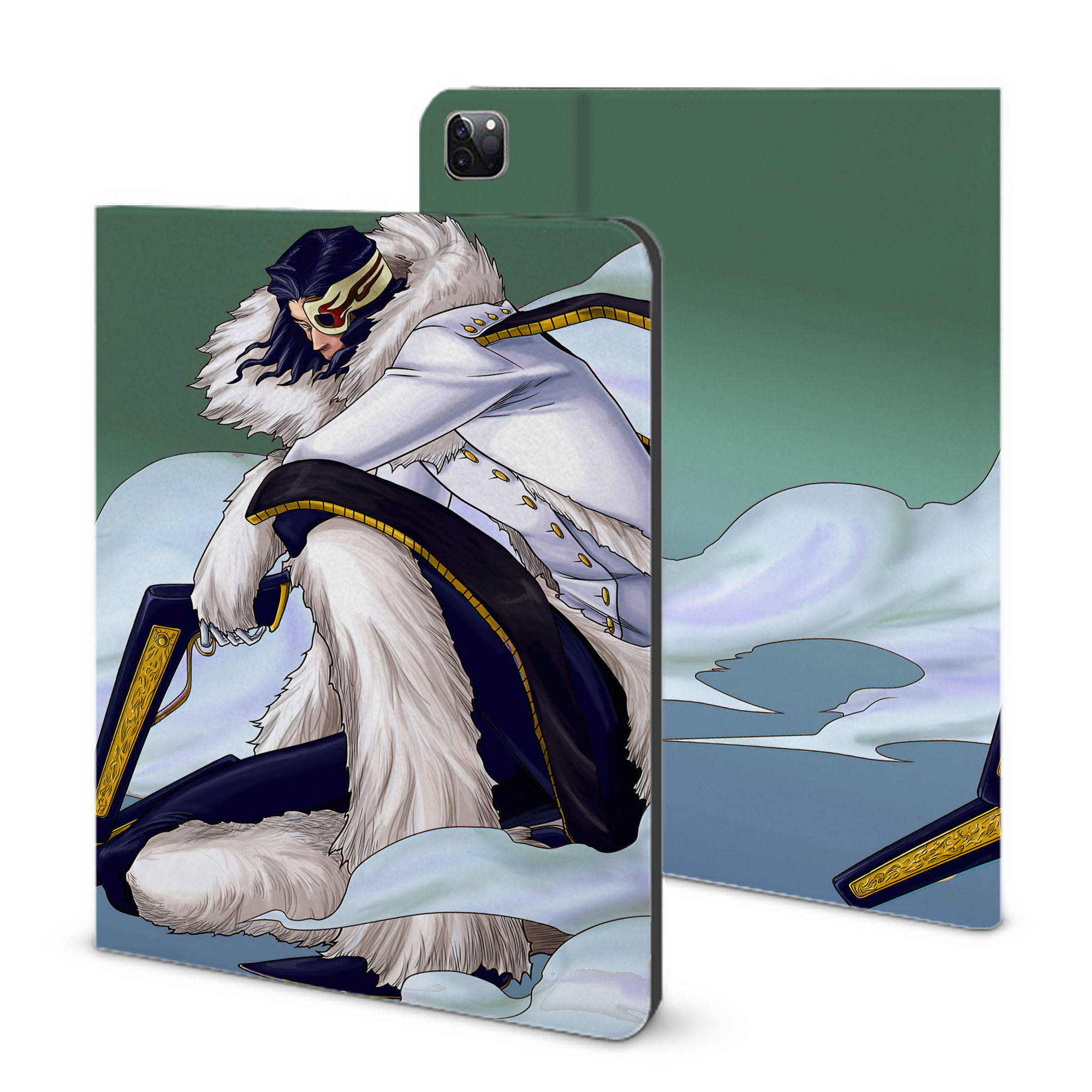 （画像用） ブリーチ BLEACH IPad ケース ブック型 PUレザー TPU 耐衝撃 軽量 薄型 ペン収納なし 全面保護 IPad 各モデル対応